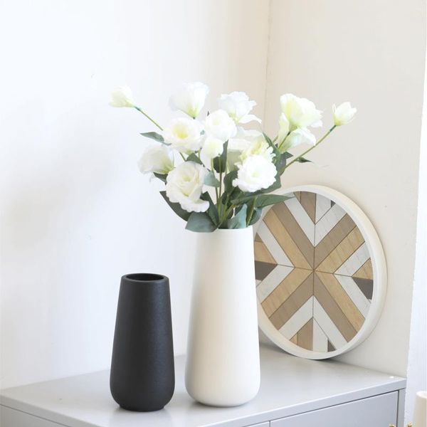 

vases nordic modern art ceramic vase decoration household white large living room flower arrangement container ideas