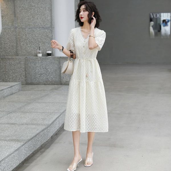 

casual dresses cmaz dres for women summer 2021 korean style, Black;gray