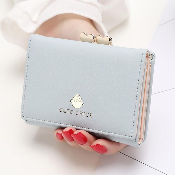 

wallets 2021 lovely candy color women short wallet,female bow change purse,coin purses card holder carteras girls portable, Red;black