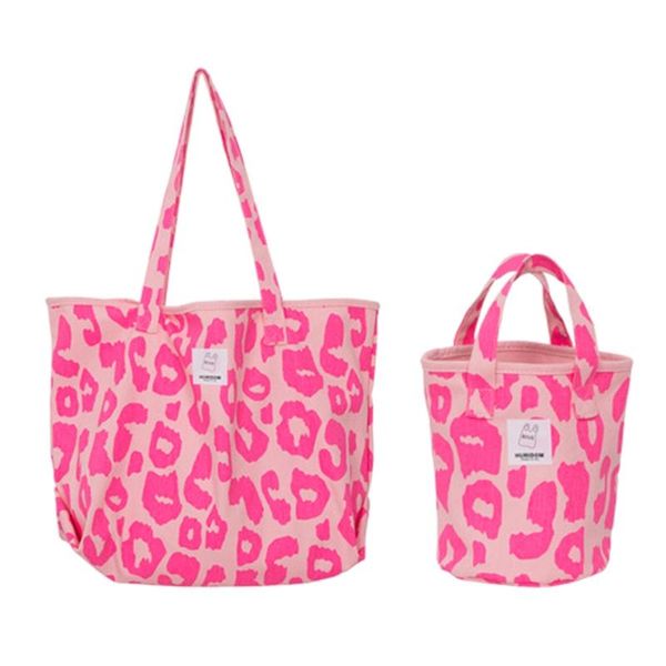 

evening bags fashion women underarm leopard bag retro canvas clutch handbag bucket vintage tote handle school shoulder