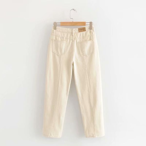 

fashion women the european and american cream-colored jeans hy60-8668, Blue