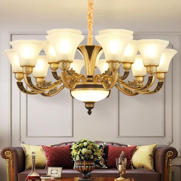 

cottag pastoral design led chandelier pendant hanging lamp crystal loft e27 lighting for living room lustres mj1123 chandeliers