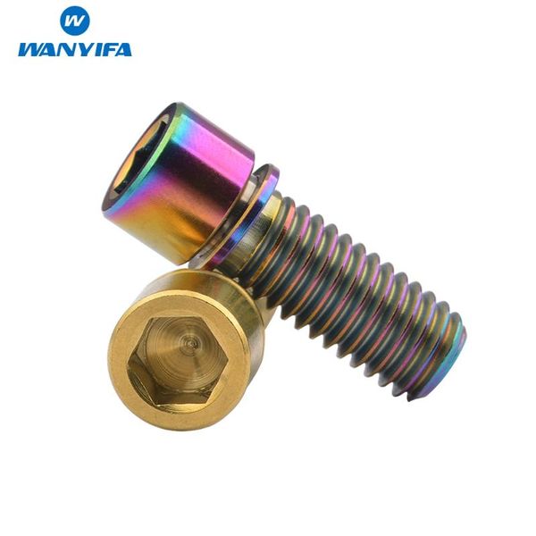 

bike brakes titanium ti bolt screws m7 x 20mm 25mm 1pcs with washer screw accessories