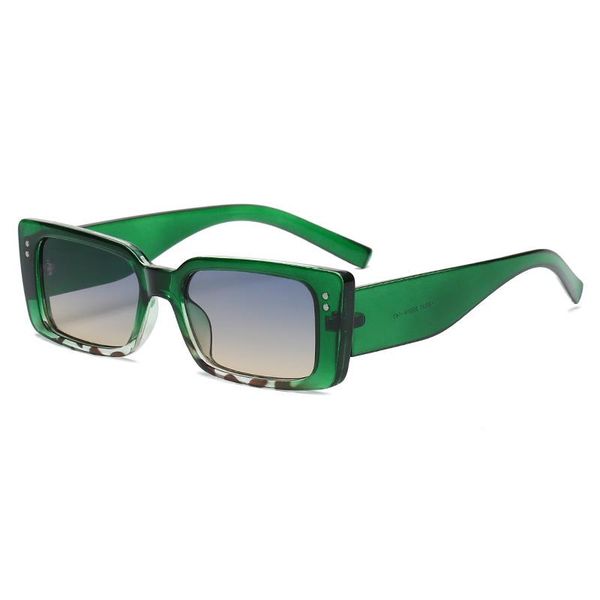 

sunglasses green rectangle women small vintage sun glasses 2021, White;black