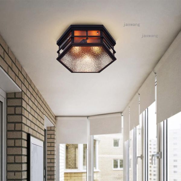 

ceiling lights american led retro glass nordic bedroom lighting living room modern light warm fixtures