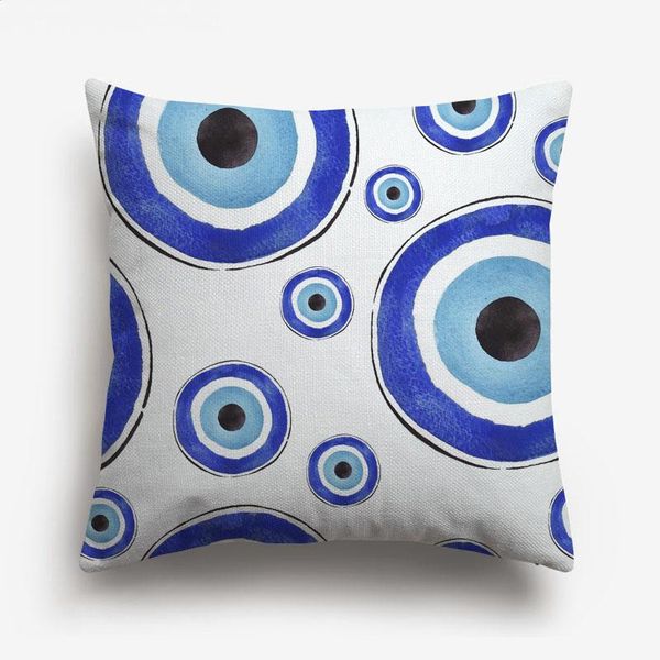 

cushion/decorative pillow turtish evil eye cushion covers oil painting retro vintage islam muslim folk mosque cover linen pillowcase