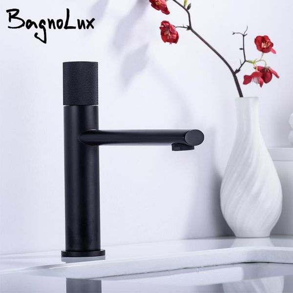 

bathroom sink faucets bagnolux brass single holder hole black modern deck mounted and cold water mixed type basin faucet
