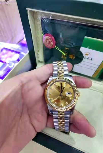

watch 41mm 36mm 31mm 26mm president datejust 116334 sapphire glass asia 2813 movement mechanical automatic mens woman watches, Slivery;brown