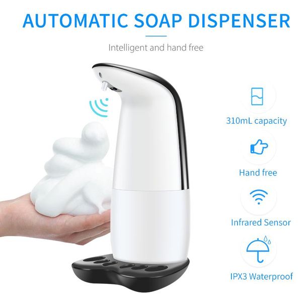 

310ml automatic foam soap dispenser portable touchless sanitary infrared hand for bathroom kitchen liquid