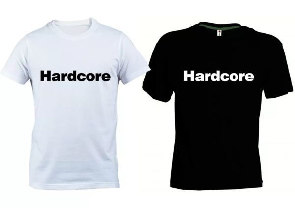 

tshirt hardcore print techno hc punk rave white or black cotton unisex, White;black