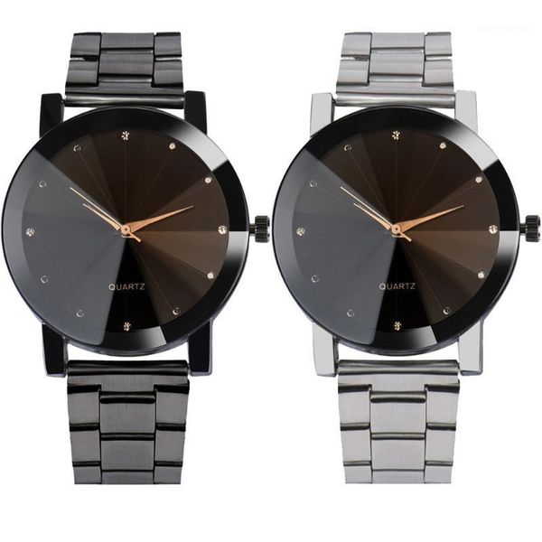 

wristwatches luxury watches women fashion crystal bracelet wrist watch men mesh band quartz mens stainless steel analog herrenuhr, Slivery;brown