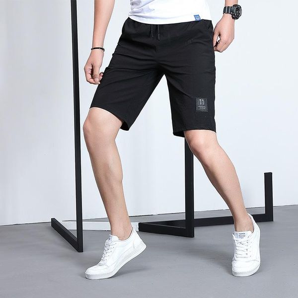 

men's shorts summer sports running pants casual beach sport jogging drawstring sweatpants fitness bodybuilding, White;black