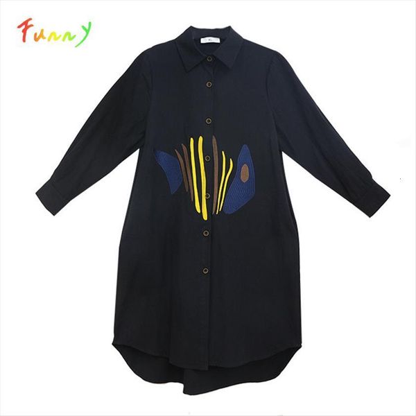 

black white cotton embroidery girl dress shirt for girls long sleeve autumn childrens teenager clothes 6 8 12 14 year, Red;yellow