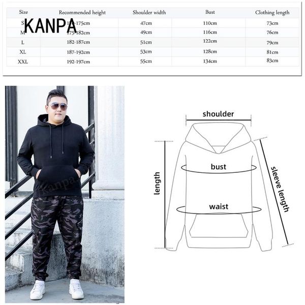 

men's hoodies & sweatshirts kanpa 2021 fashion personality pattern print hoody men workout top, Black