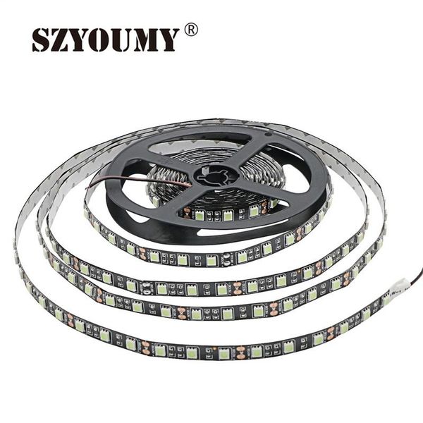 

strips szyoumy arrival smd 60led/m ice blue led strip light 300leds/5m dc 12v flexible tape lamp 100 meters dhl ship