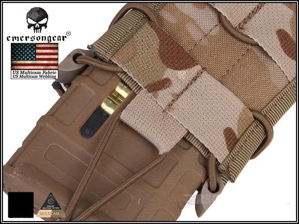 

stuff sacks hunting single magazine pouch military army molle emerson em6345 khaki brown black atfg aor1 aor2 mc hld mr bag