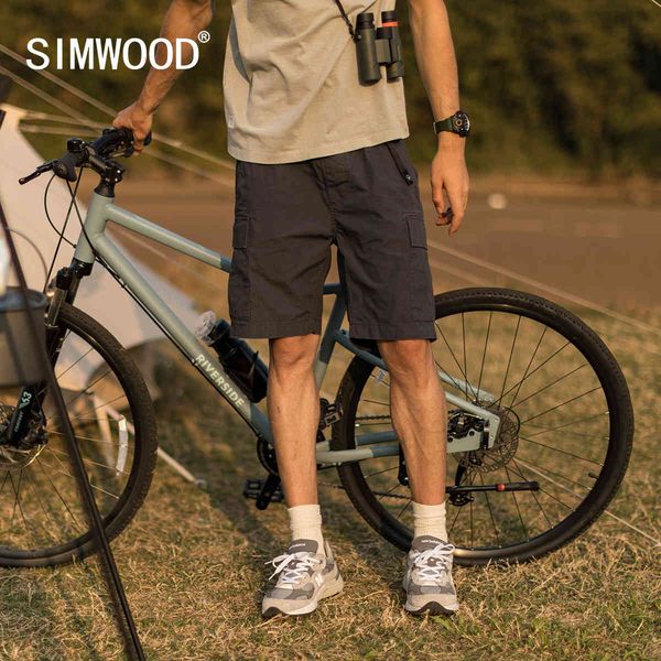 

women's pants & capris summer belt cargo shorts men loose multi-pockets streetwear fashion 100% cotton casual trousers sk170261 g8, Black;white