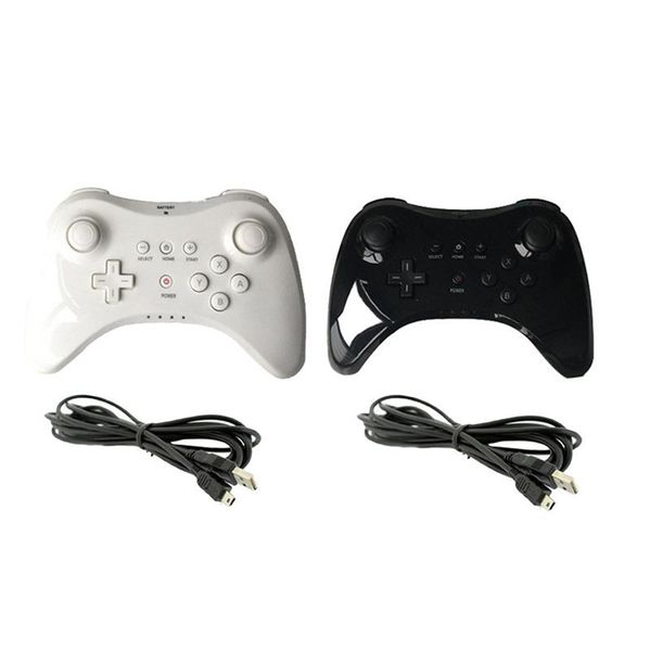 

game controllers & joysticks wireless blutooth controller classic pro joystick gamepad for wii u with usb cable