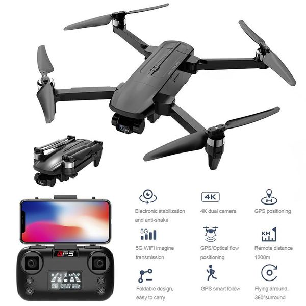 

drones beyondsky b6se 4k gps drone hd camera 3-axis gimbal brushless eis quadcopter fpv 5g 1.2km 25mins flight helicopter