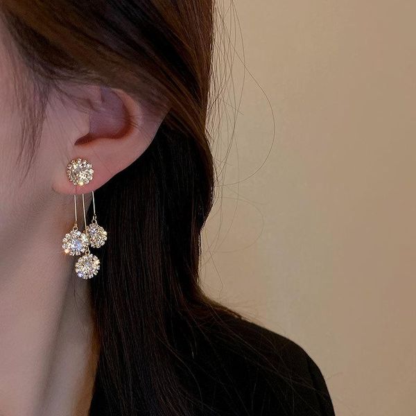 

dangle & chandelier juno korean style earrings for women 2021 earring jewellery silver fashion 925 jewelry accessories
