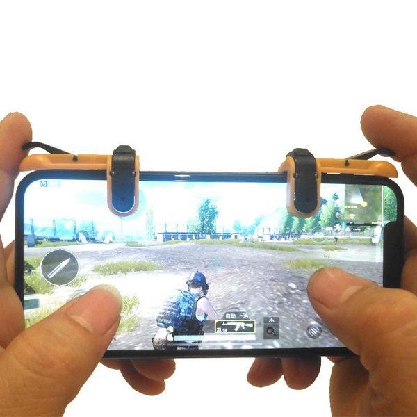 

game controllers & joysticks smart phone mobile gaming trigger for pubg gamepad fire button aim key l1 r1 shooter controller