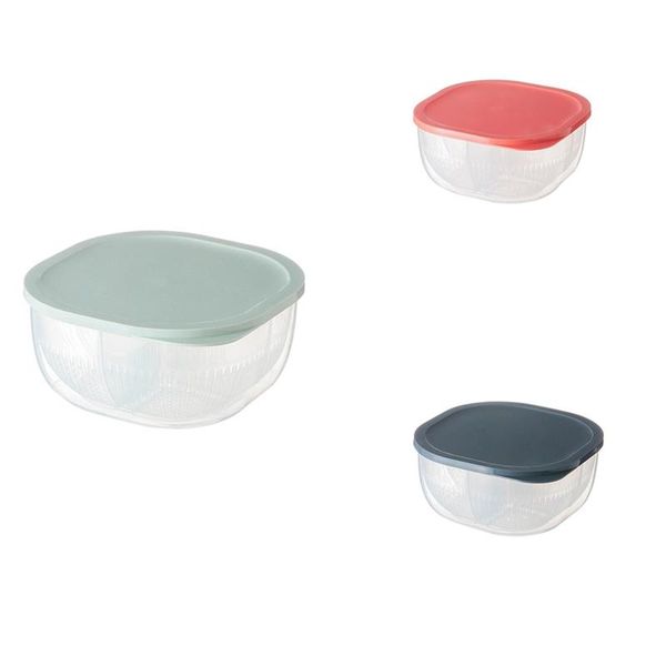 

kitchen refrigerator storage box,plastic transparent drain sealed bottles & jars