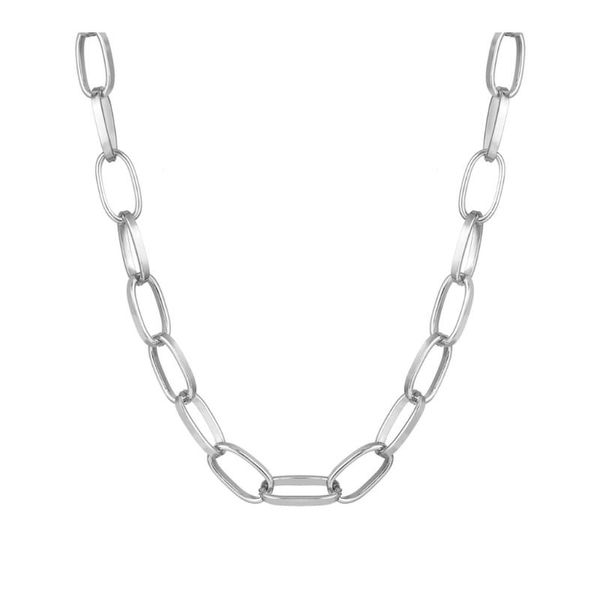 

chains design women vintage metal multilayer large necklace ladies jewelry accessory gift delicate, Silver