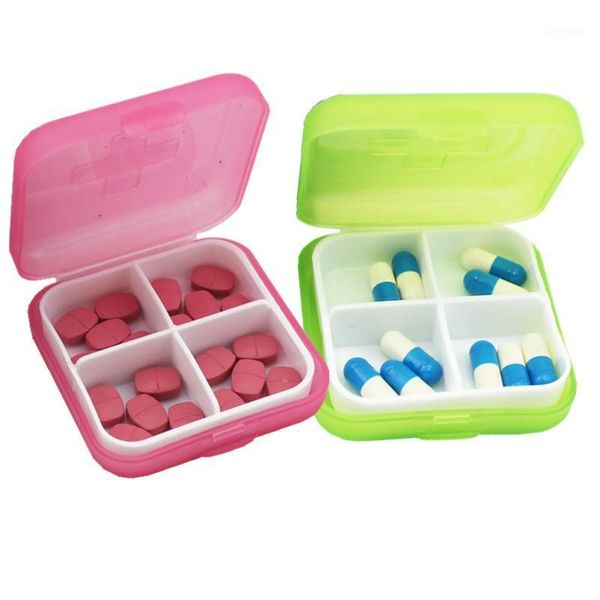 

mini 4 slots portable case organizer storage bottles & jars