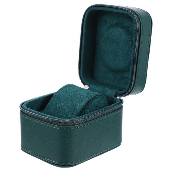 

watch boxes & cases classic business style storage holder unique container, Black;blue
