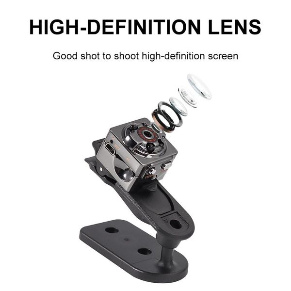 

full hd 1080p mini camera sq8 infrared night vision portable handheld sports dv aerial pography motion detection metal ip cameras