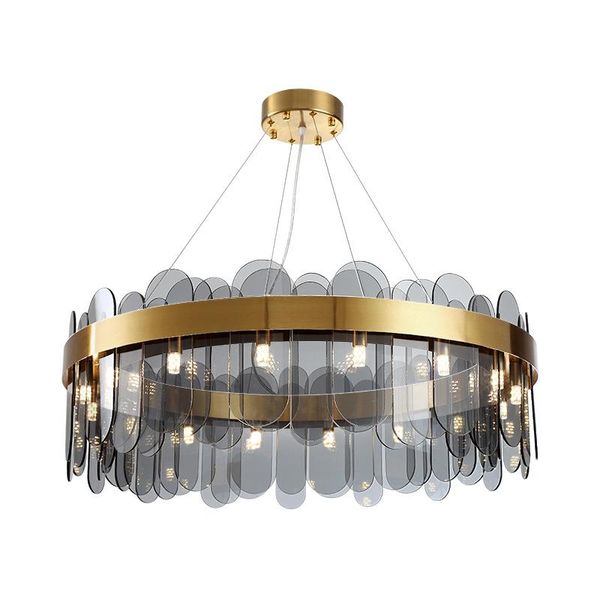 

postmodern lamp luxury glass living room nordic designer creative personality bedroom study chandelier12lights pendant lamps