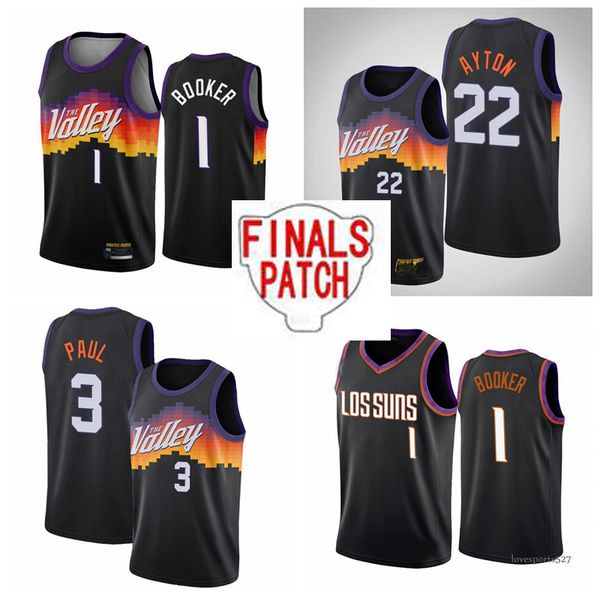

Basketball Jerseys PhoenixSunsJersey Devin 1 Booker Chris 3 Paul DeAndre 22 Ayton Charles 34 Barkley Steve 13 Nash 2021, Color1