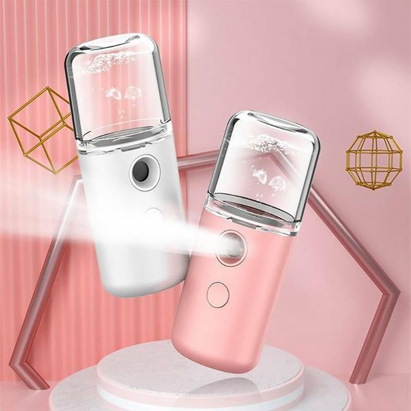 

humidifiers 30ml mist sprayer usb rechargeable face steamer humidifier facial skin care deep hydrating atomizer beauty instruments