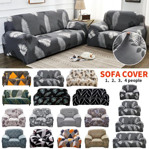 

chair covers spandex sofa cover high elastic couch seater 1/2/3/4 modern geometric washable protective furniture slipcover decor