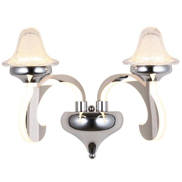 

wall lamp elegant acrylic arm luminous villa light post modern simple living room study porch bedroom double head led luminaire