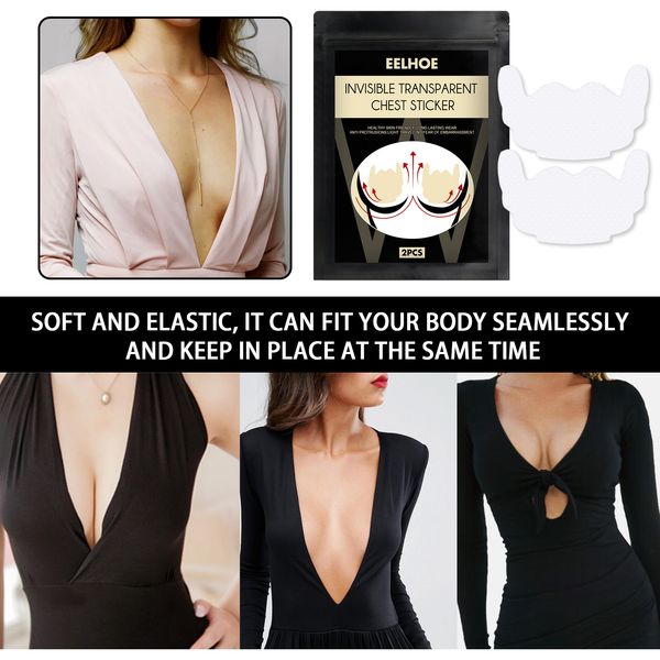 

female push up breast pad seamless strapless invisible bra patch breathable gathering and pulling sexy