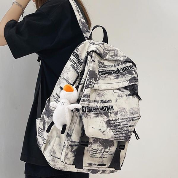 

backpack waterproof nylon women preppy school backpacks for teenager girls travel bags female bookbag men japanese bag