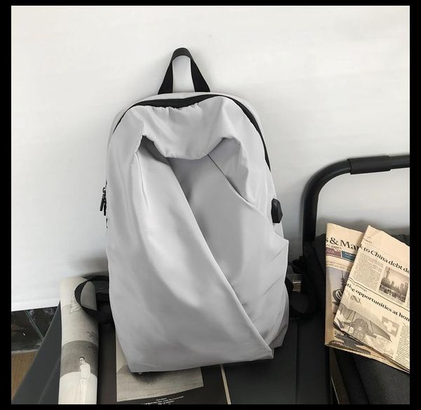 

backpack sb597 2021 male korean version of simple fashion trend female high school student college bag men's