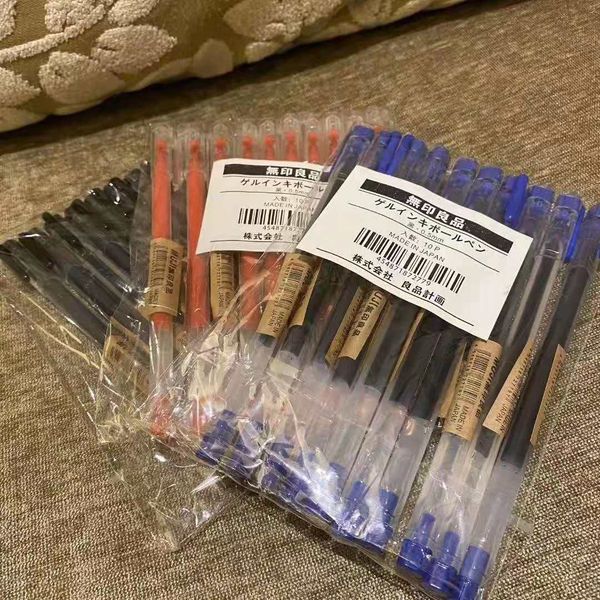 

sets 10 of muji, mu/ji neutral pen, 0.5mm gel 10 piec stationery.