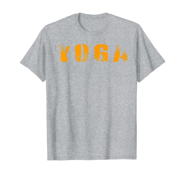 

yoga spray gold t-shirt, White;black