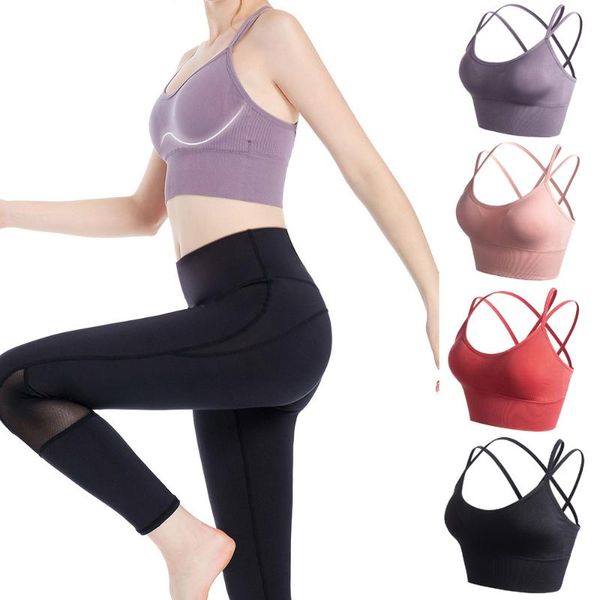 

u-s sports bra women fitness seamless yoga running gym wirecrop sportswear push up sport clothing, White;black
