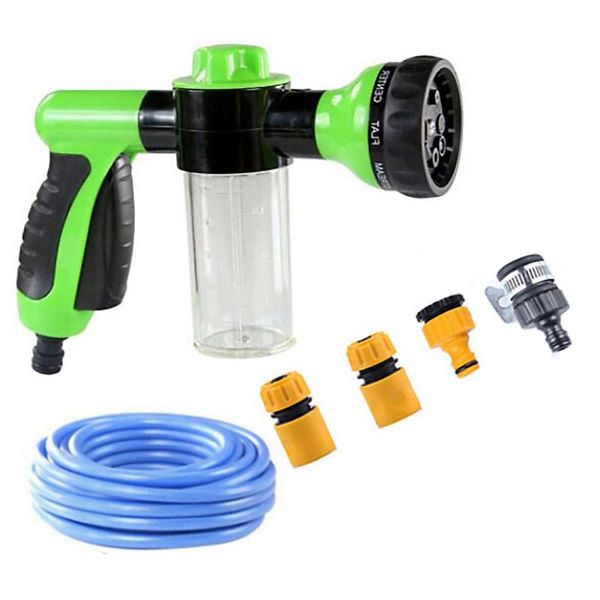 

automobiles wash tools foam water guns set car washer sprinkler adjustable high-quality portable watering hose gun & snow lance