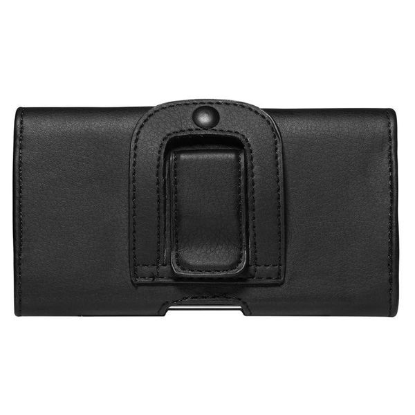 

waist bags d0ud pu leather horizontal belt clip pouch phone bag for men