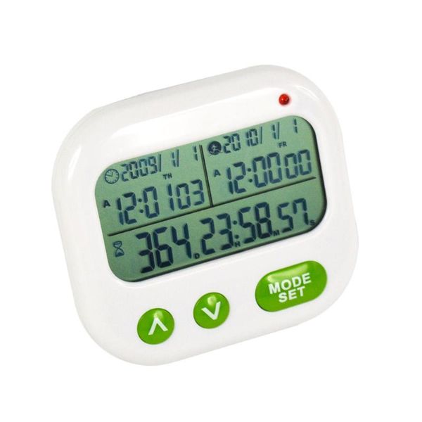 Timers Searon Digital Countdown Timer com Lembrete de Eventos de Alarmes 1999 Days Calendário