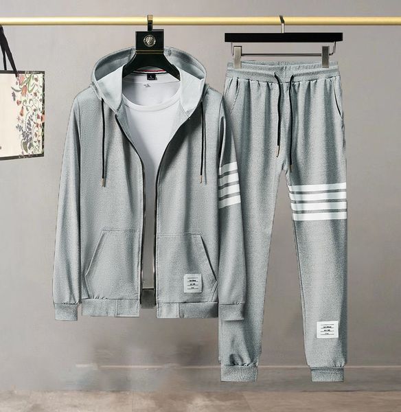 

new 2021 mens womens tracksuits sweatshirts suits men track sweat suit coats man designers jackets hoodies pants 21ss sweatshirts sportswear, Gray