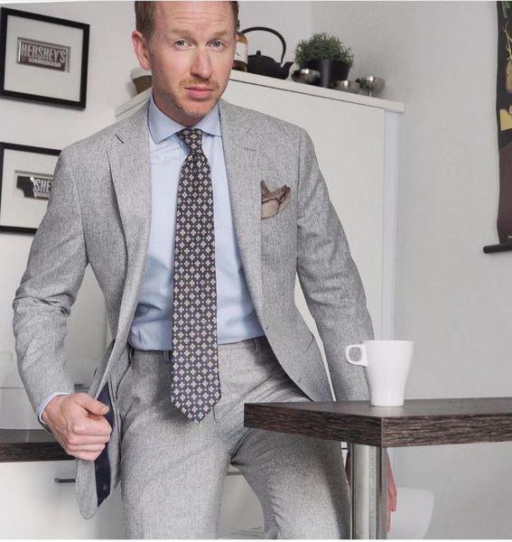 

men's suits & blazers (jacket+pants+vest) tailor-made man suit slim fit grey men clothes beach wedding formal evening party custom made, White;black