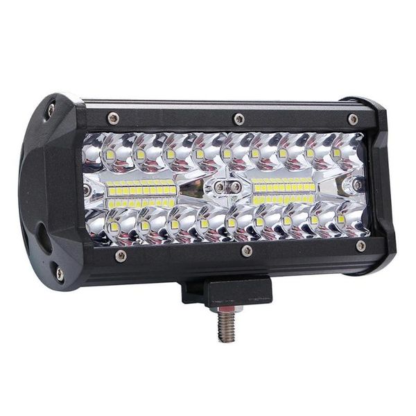 

lamp covers & shades car led120w led 3 rows 7inch 12000lm work light bar driving dc 9-30v 6000k working for suv atv tractor trucks