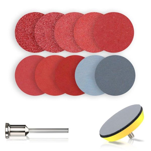 

piece electric grinding accessories 2 inch sandpaper set polished car polishing sand paper furniture sponge