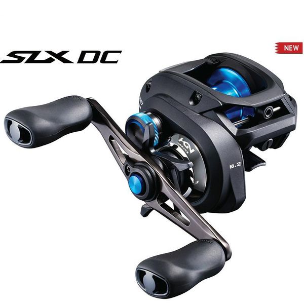 

shimano slx dc low profile reel 150 150hg 151 151hg 151xg 6.3 7.2 8.2 gear ratio brake 4+1bb baitcasting wheel reels