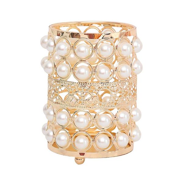 

storage boxes & bins bathroom eyeliner eyebrow pencil organizer with artificial pearls home decor makeup brush holder deskdisplay rack